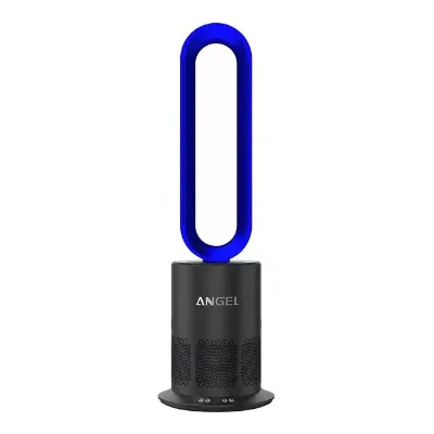 Household Hot Selling PTC Ceramic Plasma Heating 2 in 1 Function Tower Bladeless Fan Heater Air Purifier