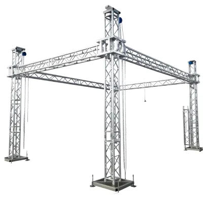 Aluminum Alloy for Roof System Double-Layer 1000kg Load Capacity Portable Modular Platform for Outdoor Concert Events