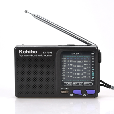 Multiband Fine Timbre Receiver Manufacturer Exporting Kchibo Portable Radio
