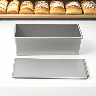 450g 600g Aluminum Toast Box Non Stick Toast Bread Mold Bread Baking Pan Loaf Pan