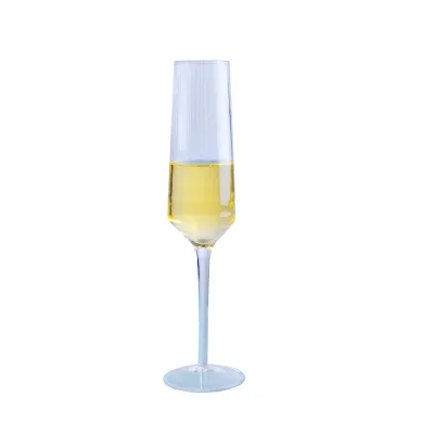 Clear Champagne Glass Luxury Lead-free Crystal Wedding Tulip Wine Champagne Flutes Wedding Champagne Glasses for Party