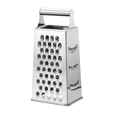 Stainless Steel Vegetable Chopper and Box Grater With Manual Handle
