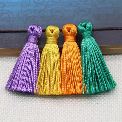 Readymade Wholesale Tianyun Brand Model T032 Customized Size Polyester Tassel Short Decorative Fringe for Garment Cellphone