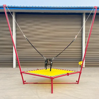 Amusement Equipment Carnival Kids Rides Bungee Jumping Trampoline for Sale