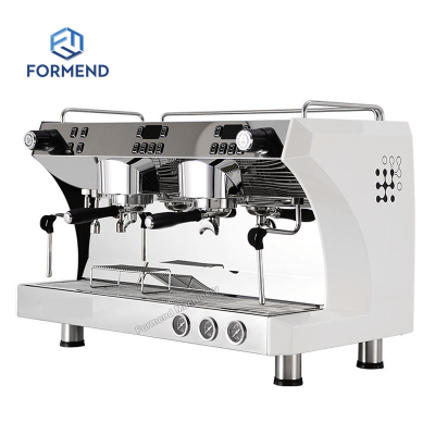 Professional Dual Boiler Coffee Machine Stainless Steel Extraction Boiler Coffee Making Equipment