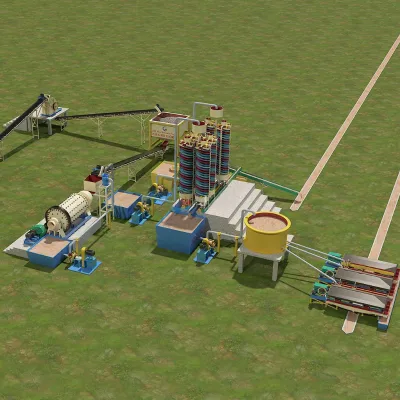 Small Copper Lead Zinc Ore Processing Plant Copper Ore Refinery Machine Plant for Sale