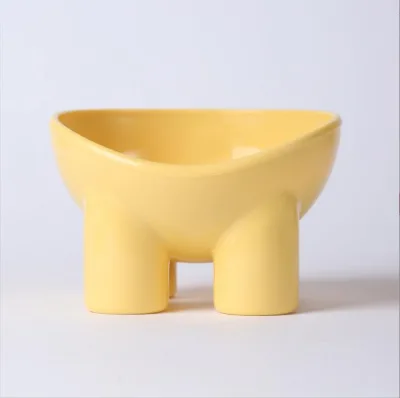 Factory Price Wholesale Custom PP Cat and Dog Food Water Bowl Elevated Plastic Pet Bowls Feeder