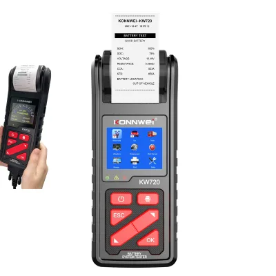 LC310 Digital Auto Analyzer Tool 12V Automotive Load Tester Alternator Tester Car Battery Tester with Charging Cranking Printer