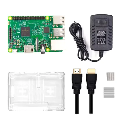 Raspberry Pi 3 Model B Starter Kit Development with Case Heatsink EditionFXB
