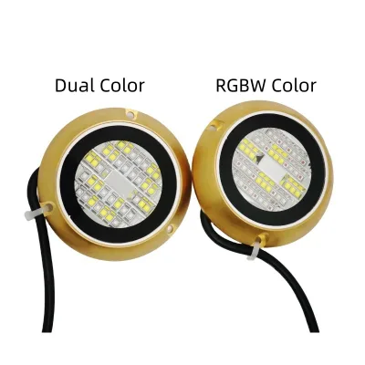 No External Controller Required 10-30VDC RGB RGBW 60W 120W Submersible Docking Underwater LED Boat Light