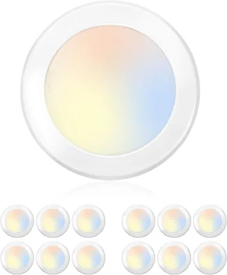 6inch LED Surface Mount Disk Down Light, 5CCT Selectable, 120V AC, Triac Dimmable, 5 Years Warranty
