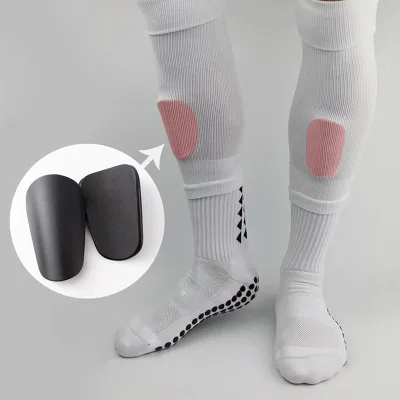 Custom LOGO Mini Lightweight Portable Soccer Shin Guards EVA+PBT Material Basic Protection Wear Resistant Shock Absorbing Leg