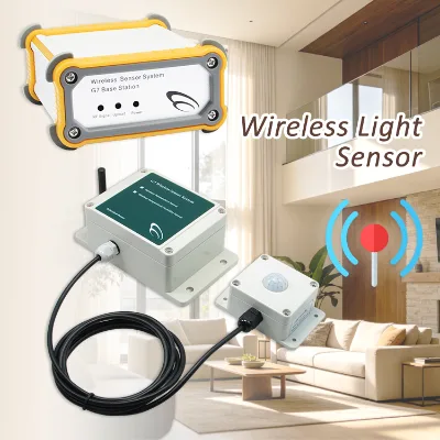 Wireless Transmitter Wireless Light Sensor 0-200K lux Range farming wireless iot alarm motion sensor