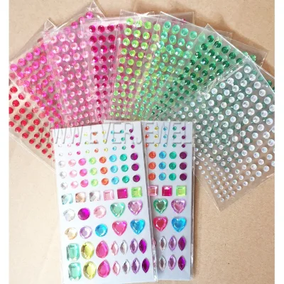 Hot Sale Self-Adhesive Rhinestone Sticker Gem Sticker