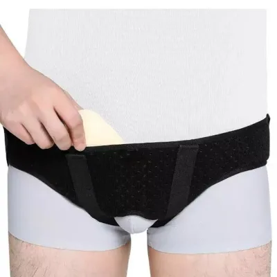 Healthcare Inguinal Hernia Belt Adjustable and Detachable Pressure Pad