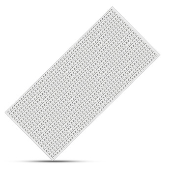 Thickened 304 Stainless Steel Perforated Mesh Plate Anti Fall Perforated Plate Perforated Metal Plate
