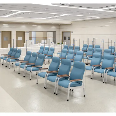 Adjustable Infusion Chair Hospital Furniture Clinic Medical Adjustable Position Patient Recline Standing Blood Transfusion