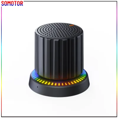 Magnetic Knob for TWS Speaker RGB LED High-Definition Sound Quality Long Battery Life Wireless Mini Portable Outdoor