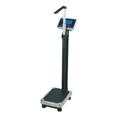 Digital Height Weight Adult Medical BMI Scale 0-200kg High Precision Sensor AC DC Dual Power Adult Digital Weight Height Scale