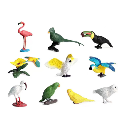 10PCS Simulated Bird Toys Animal Flying Bird Toy Animal Toy with High Sales Volume Custom Bird