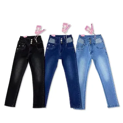 Giorgio Bambini Small Batch Kids Pants&trousers 6Y Blue Fashionable Pants for Girl 2023 Winter Jean for Kids Girl