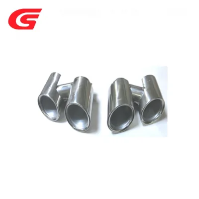 Brand New Double Auto Part Exhaust Pipe for Por Sche TURBO
