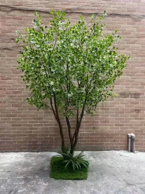 Factory Wholesale Real Touch Artificial Pieris Japonica Branches Faux Greenery Stems for Home Hotel Office Wedding Decoration