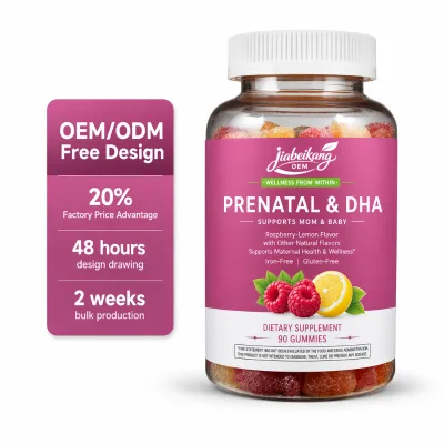 Prenatal Multivitamin Gummies | Folic Acid + DHA + Iron for Pregnancy Support | Natural, No Artificial Sweeteners - 60 Count