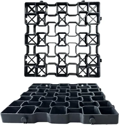 High Strength Plastic Porous Paving Grid with Eco Friendly Permeable Drainage System for Sustainable Driveways Parking Lots