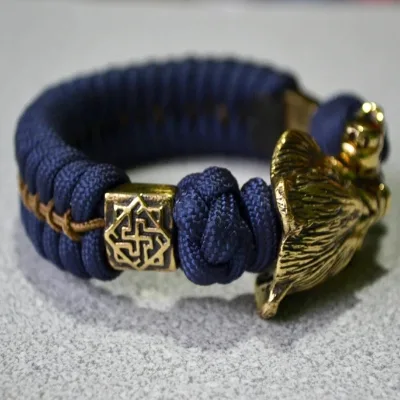High End Mens Accessories Luxury Valentines Day Personalized Gothic Cuff Paracord Vintage Totem Bracelets Men