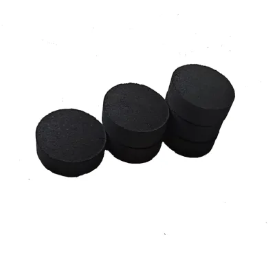 High Quality Fruit Wood Smokeless Charcoal for Hookah & Barbecue Black Charcoal Tablet Pattern Smoke-Free BBQ Charcoal