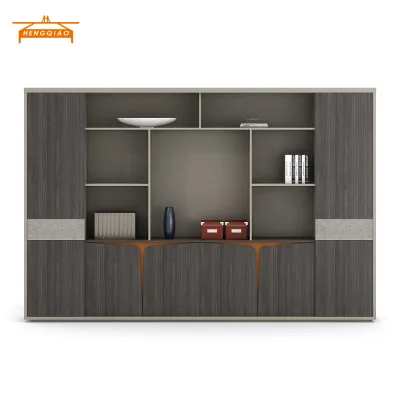 Foshan Office Furniture Wooden Cabinet Luxury Modern Home Office File Cupboard Bookcase Office Filling Cabinet