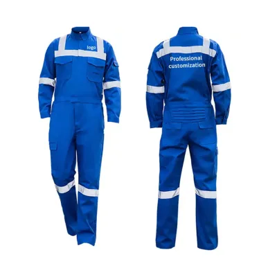 Coverall for Men Flame Retardant protection Can Be Customized logo Conjoined