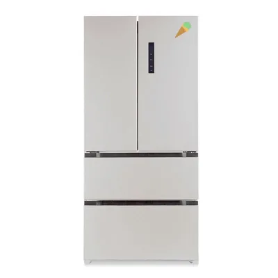 448L Chinese Factory Electronic Control With LED Display Refrigerator With French Doors Key Optional Smart Fridge Freezer