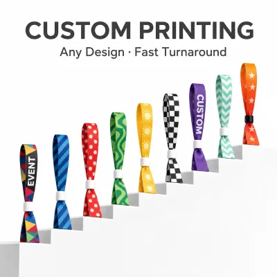 Quick Drying Polyester Wristbands Polyester Wristband Printing Machine Wristbands
