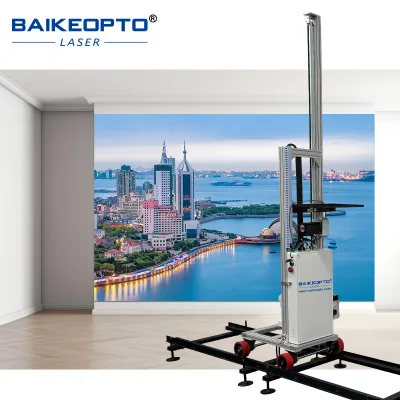 High Quality Dual DX10 Printhead 3D UV Wall Printer Machine for Interior/Exterior Walls, Brick, Wood & Rough Surfaces