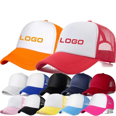 CMAX High Quality Custom Logo 5-Panel Blank Country Mesh Baseball Trucker Cap with 3D Embroidery Fashion Sports Outdoor