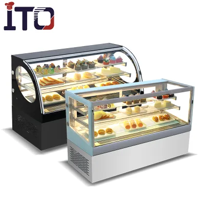 Commercial Grade Air-Cooled Display Fridge with Silent Operation & Low Maintenance for Business