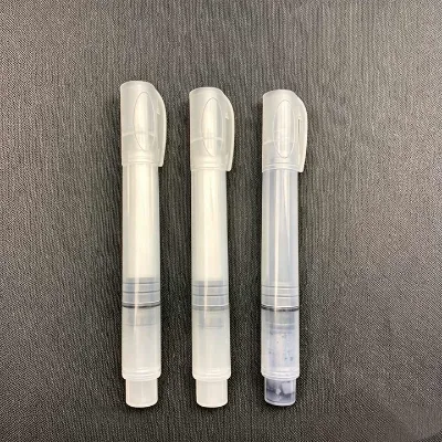 Empty Pen Tube with Cotton Core, Large Capacity Whiteboard Note Number Pen, Marker Pen, Empty Pen Barrel, Accessory, Round Tip