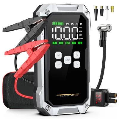 Automotive Battery Jump Starter Jump Starter Heavy-duty Smart Jump Starter with air Compressor