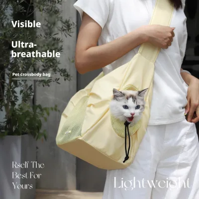 2026Portable Pet Carrier Bag Carry Cat Dog Puppy Travel BagDog Bag Pet Sling Carrier for Outdoor Single Shoulder
