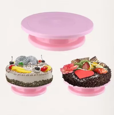 11 Inch Rotating Cake Turntable  PP Cake Decorating Tools Table Stand Turntable for Cookies Cupcake