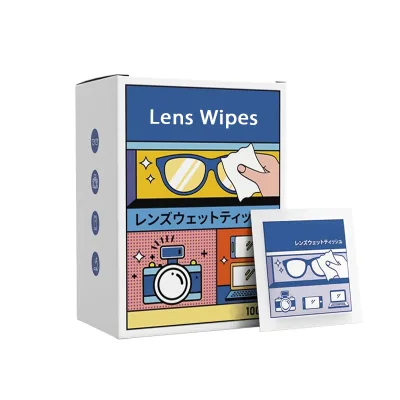 Hotsale XIONGDA XD-CS Optic Eyewear Sunglasses Glasses Lens Cleaning Wipes Microfiber Square Pattern Luxury Packaging 500pcs MOQ