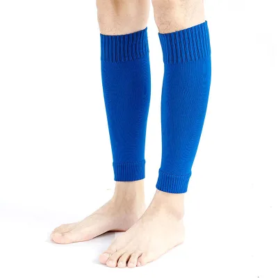 Multi Color Elastic Calf Compression Sleeve Support for Men Soccer Football Sports Fitness Leg Protector Sleeves Footless Sock