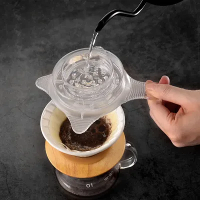 New Arrivals High Quality Slow Drip Coffee Filter, Transparent Pour Over Coffee Dripper Suitable for Extraction Drip Cup