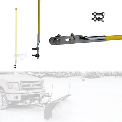 Snow Plow Blade Markers/Guides Kit Fit for Blizzard Boss Sno-Way Western Snowplows 62265 & Many More Pickup truck SUV UTV ATV