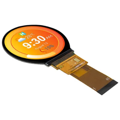 2.1 Inch Round TFT LCD Display With Capacitive Touchscreen