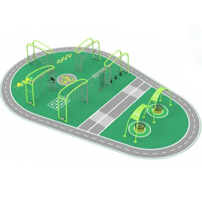 A High-quality, Multi-functional Public Space Obstacle Course, Suitable for Exercise Outdoor Fitness Equipment.