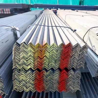 Hot Rolled S235JR S35 EN Grade Iron Bar Construction Application Angle with Cutting Service