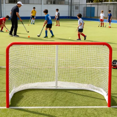 Hockey Goal Portable Indoor Outdoor Metal Hockey Goal Metal Floorball Goal